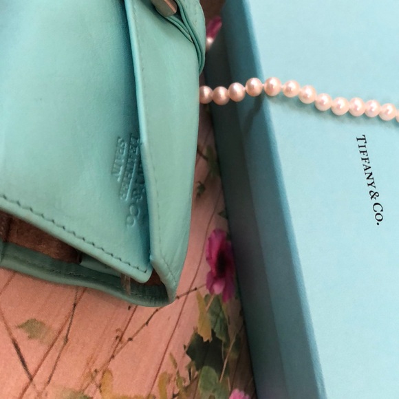 Tiffany&Co. Tiffany blue leather jewelry roll/case - Picture 8 of 9